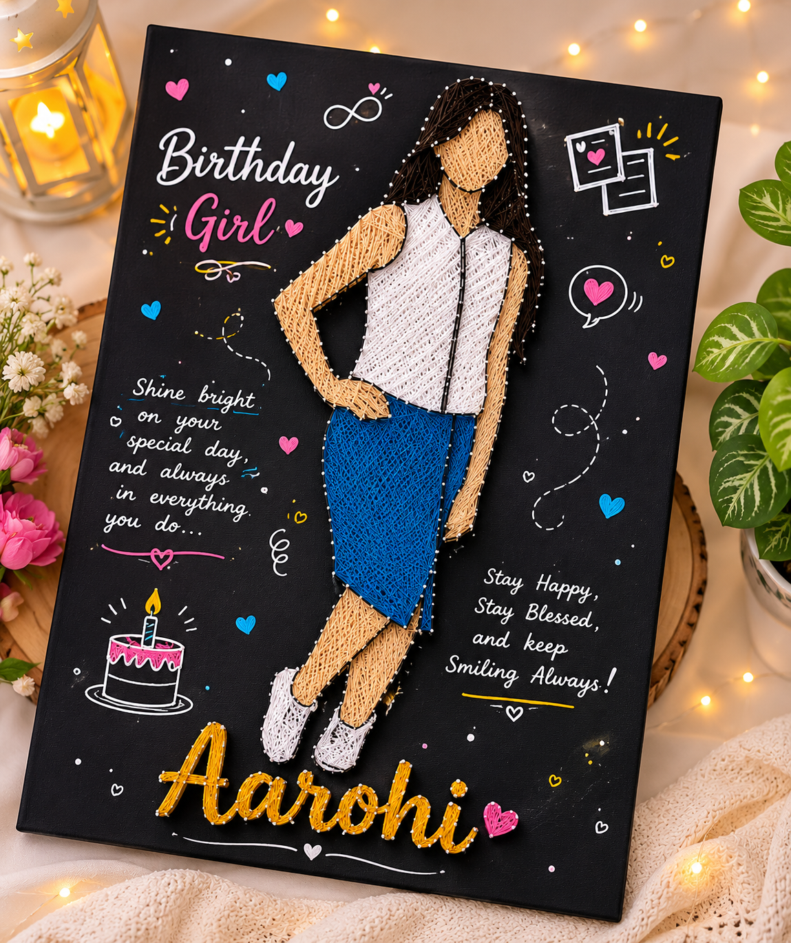 Birthday Diva String Art